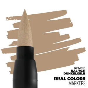 REAL COLORS ACRYLIC PAINT MARKER DARK YELLOW RAL7028