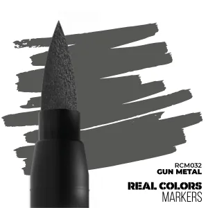 REAL COLORS ACRYLIC PAINT MARKER GUN METAL