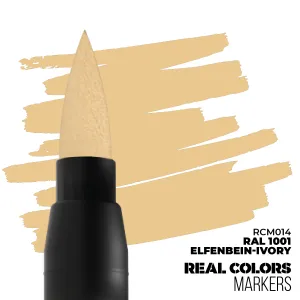 REAL COLORS ACRYLIC PAINT MARKER IVORY RAL1001
