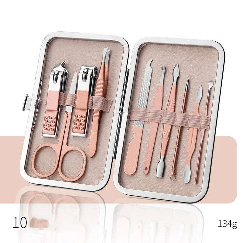 SalonMaster Manicure Kit - Professional Scissors Nail Clippers Set
