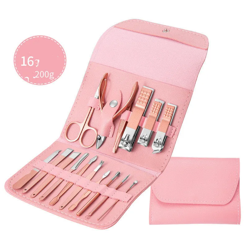 SalonMaster Manicure Kit - Professional Scissors Nail Clippers Set