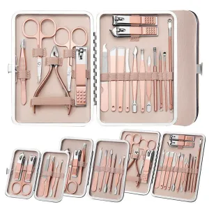SalonMaster Manicure Kit - Professional Scissors Nail Clippers Set