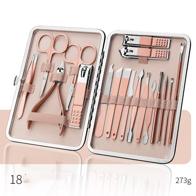 SalonMaster Manicure Kit - Professional Scissors Nail Clippers Set