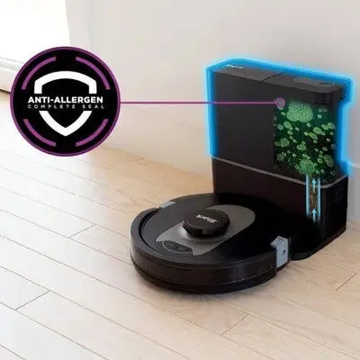 Shark AI Ultra Robot Vacuum with Matrix Clean, HEPA Bagless Self Empty Base - RV2502AE