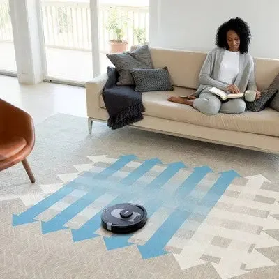 Shark AI Ultra Robot Vacuum with Matrix Clean, HEPA Bagless Self Empty Base - RV2502AE