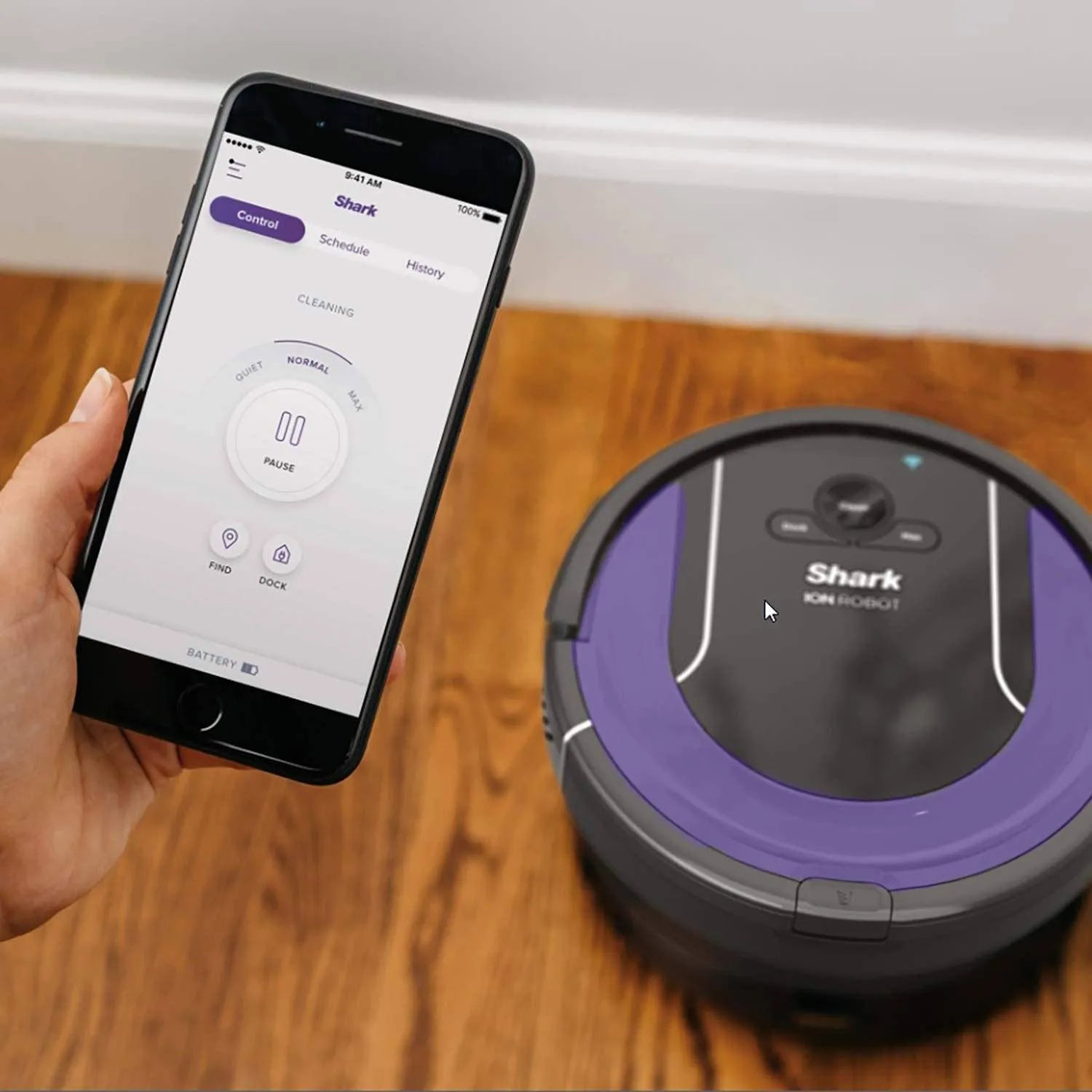 Shark RV852WVQPR ION Robot Wi Fi Ready Vacuum (Refurbished)