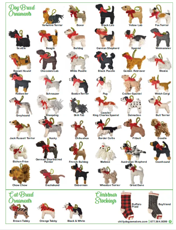 Sheepdog Ornament by Chilly Dog