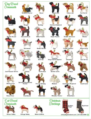 Sheepdog Ornament by Chilly Dog