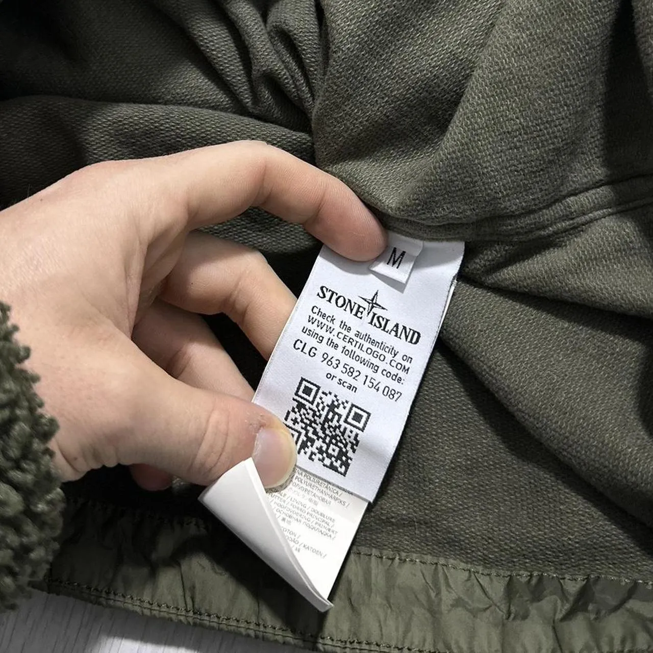 Stone Island Garment Dyed Crinkle Reps Overshirt