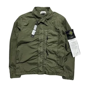 Stone Island Garment Dyed Crinkle Reps Overshirt