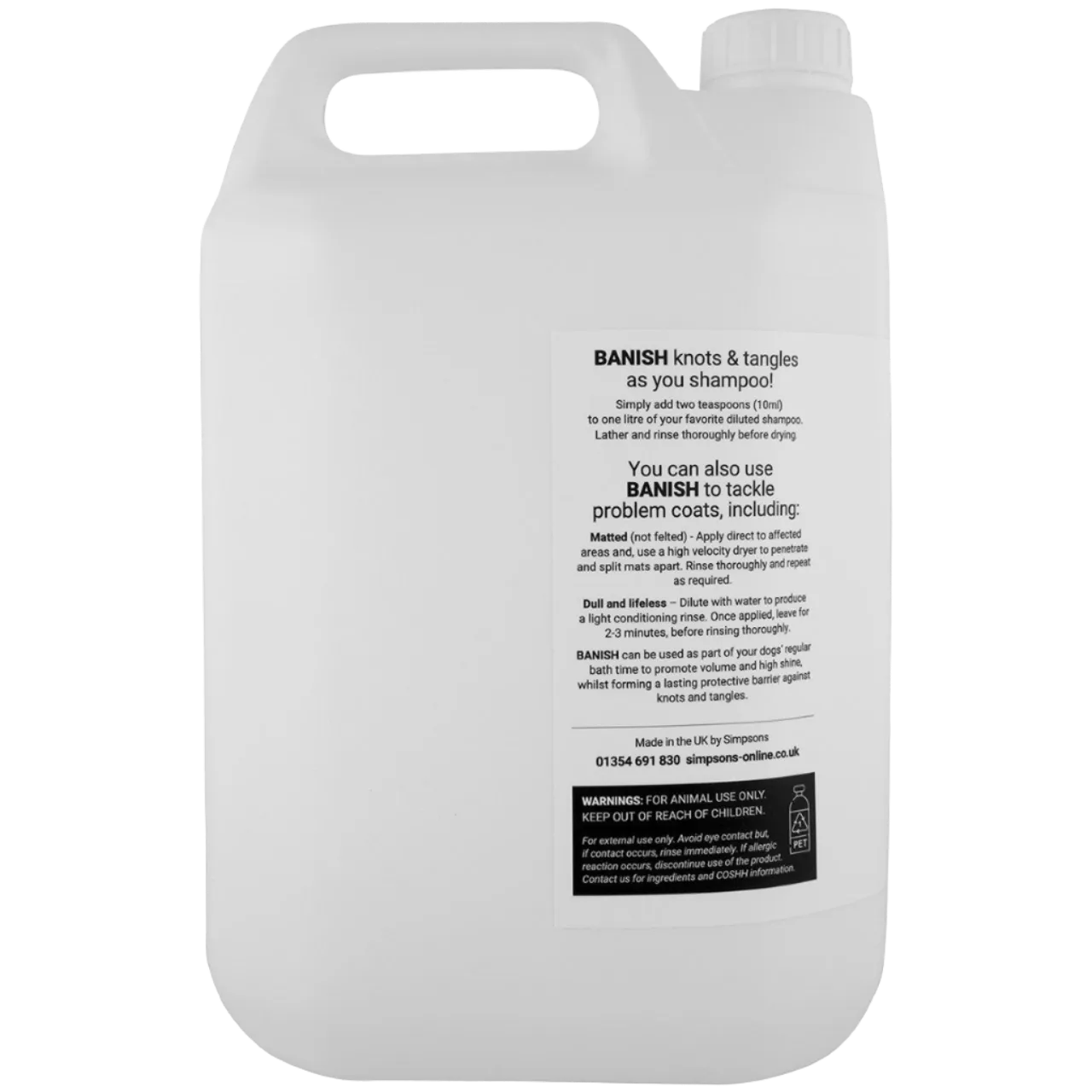 Super Dematting and Deshedding Conditioner 1.3 Gallon by Banish