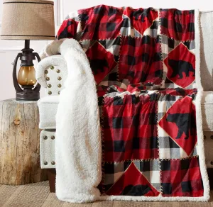 Throw Lumberjack Bear Throw