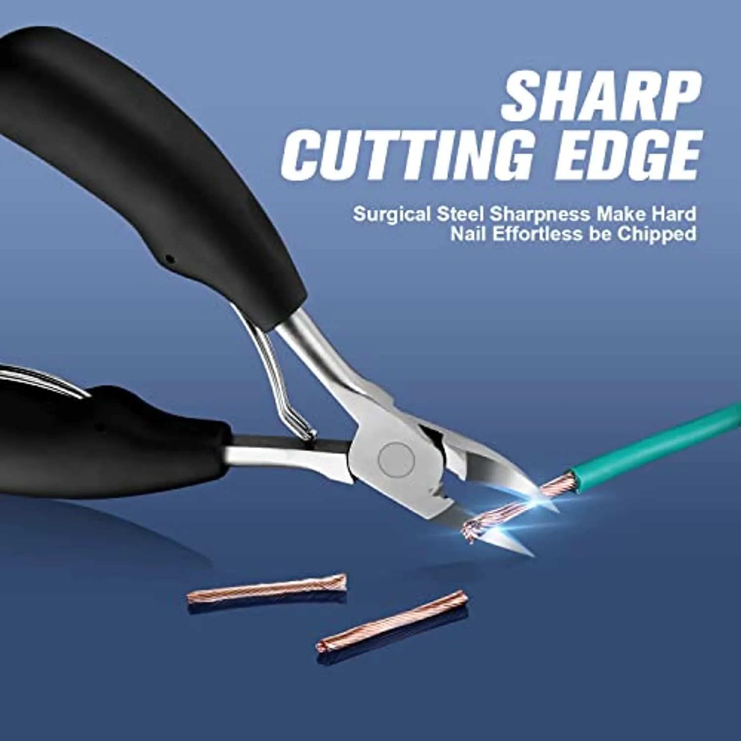Toenail Clippers, High-grade Stainless Steel, Professionally Paronychia, Thick nails, Ingrown Nails, Suitable for Men, Women and Seniors