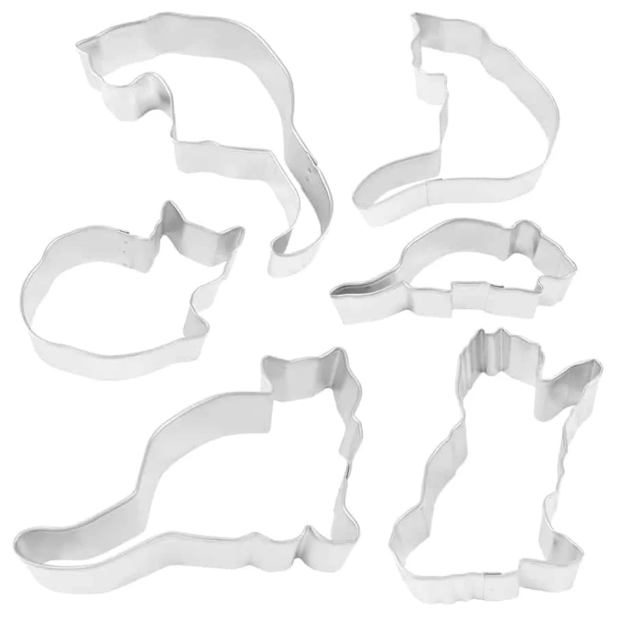 When the Cats Away Set 6 Cookie Cutters