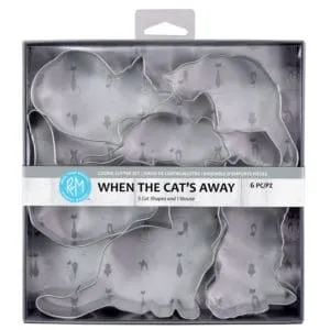 When the Cats Away Set 6 Cookie Cutters